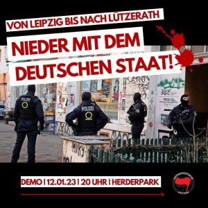 le1201: Demo gegen Repression Leipzig Connewitz 