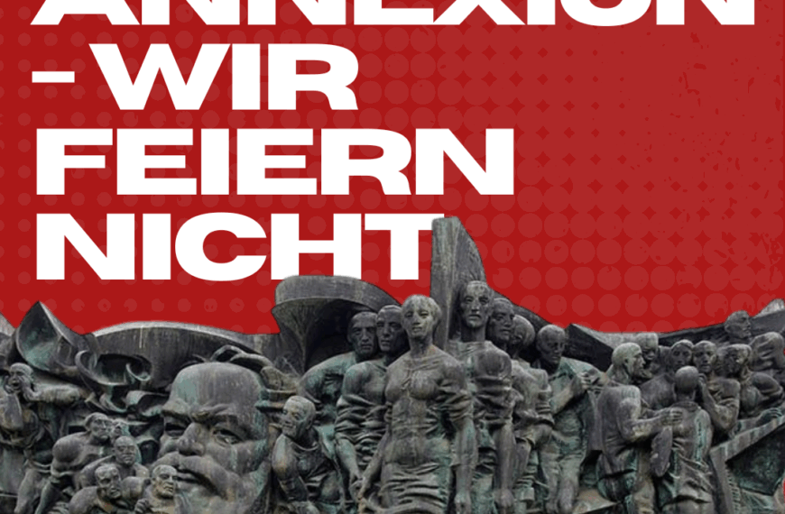 35 Jahre Annexion – Wir feiern nicht